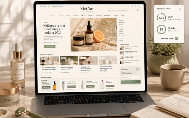 Podgląd realizacji — MeCare — Portal Beauty & Wellness