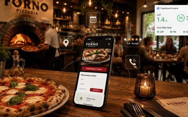 Podgląd realizacji — Pizzeria Forno
