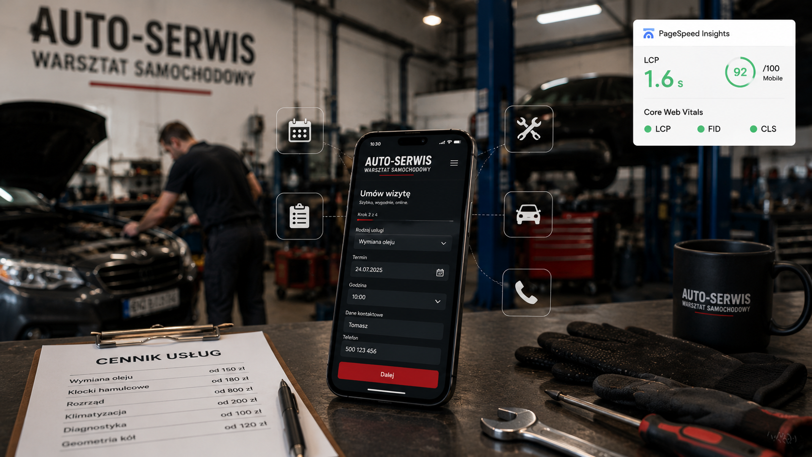 Podgląd realizacji — Warsztat Samochodowy Auto-Serwis